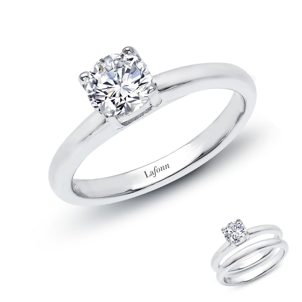 simple platinum diamond rings