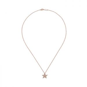 14k Pink Gold Diamond Fashion Necklace NK4449K45JJ