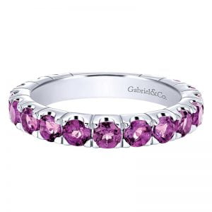 14k White Gold Stackable Ladies' Ring LR4859W4JAM