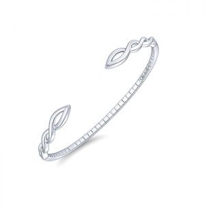 14k White Gold Bangle BG4076W4JJJ