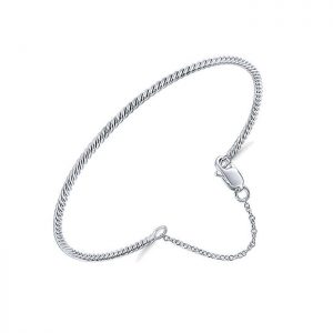 14k White Gold Bangle BG4088W4JJJ