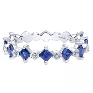 14k White Gold Stackable Ladies' Ring LR4586W44SA