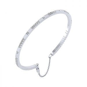 14k White Gold Diamond Bangle BG3263-6W45JJ