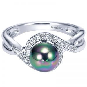 14k White Gold Lusso Color Fashion Ladies' Ring LR6081W45BP