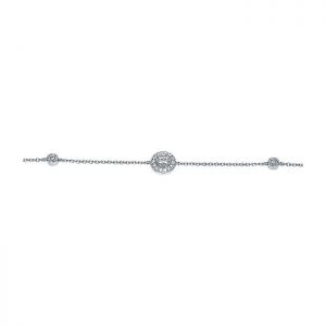 14k White Gold Diamond Chain Bracelet TB2998W45JJ