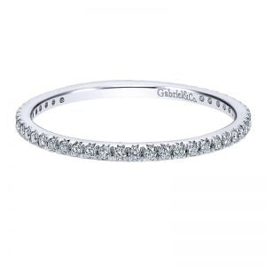 14k White Gold Diamond Eternity Band Anniversary Band AN11377-6W44JJ