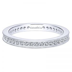 14k White Gold Diamond Eternity Band Anniversary Band AN3081-6W44JJ