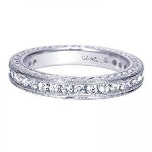 14k White Gold Diamond Eternity Band Anniversary Band AN3094-6W44JJ