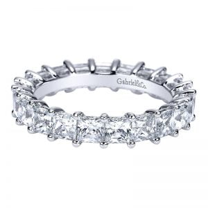 14k White Gold Diamond Eternity Band Anniversary Band AN4538-6W44JJ
