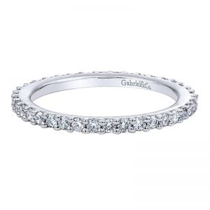 14k White Gold Diamond Eternity Band Anniversary Band AN4576-6W44JJ