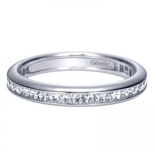 14k White Gold Diamond Eternity Band Anniversary Band AN5260-6W44JJ