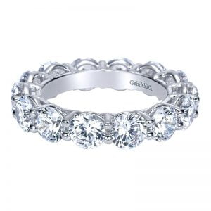 14k White Gold Diamond Eternity Band Anniversary Band AN5264-6W44JJ