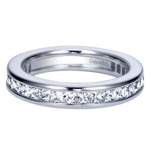 14k White Gold Diamond Eternity Band Anniversary Band AN5299-6W44JJ