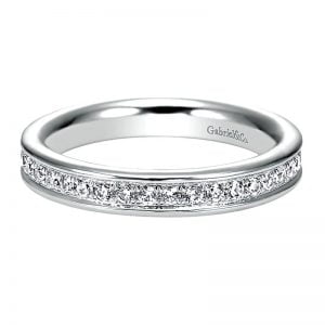 14k White Gold Diamond Eternity Band Anniversary Band AN6017-6W44JJ