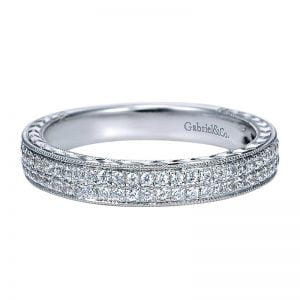 14k White Gold Diamond Fancy Anniversary Band AN8088W44JJ