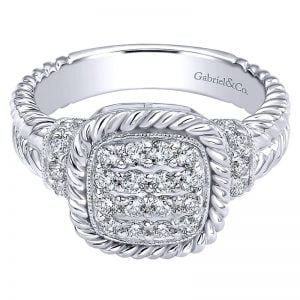 14k White Gold Hampton Fashion Ladies' Ring LR4686W45JJ