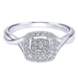 14k White Gold Lusso Diamond Fashion Ladies' Ring LR50411W45JJ