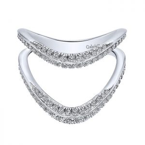 14k White Gold Diamond Fashion Ladies' Ring LR50670W45JJ