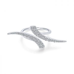 14k White Gold Diamond Fashion Ladies' Ring LR51109W45JJ