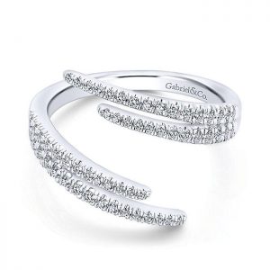 14k White Gold Diamond Fashion Ladies' Ring LR51110W45JJ