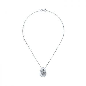 14k White Gold Diamond Fashion Necklace NK1410W45JJ