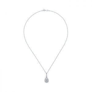 14k White Gold Diamond Fashion Necklace NK2673W45JJ