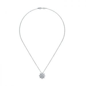 14k White Gold Diamond Fashion Necklace NK2877W45JJ