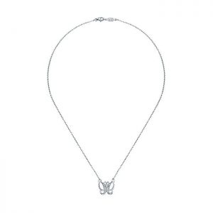 14k White Gold Diamond Fashion Necklace NK2883W45JJ