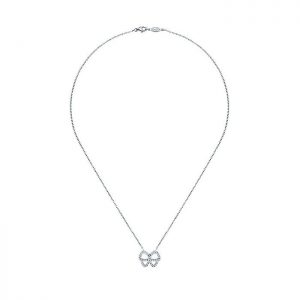 14k White Gold Diamond Fashion Necklace NK2970W45JJ