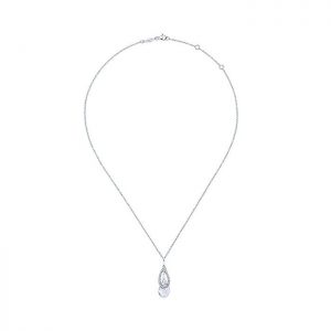 14k White Gold Diamond Fashion Necklace NK3005W45JJ