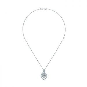 14k White Gold Diamond Fashion Necklace NK3039W44JJ