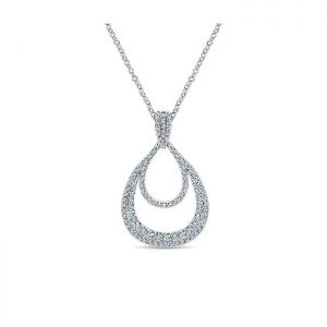 14k White Gold Diamond Fashion Necklace NK3093W44JJ