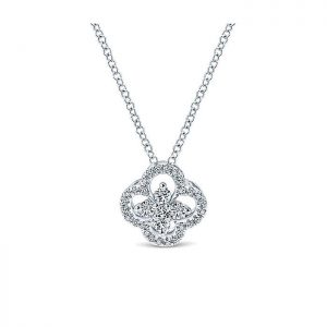 14k White Gold Diamond Fashion Necklace NK3118W45JJ