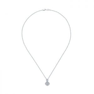 14k White Gold Diamond Fashion Necklace NK3153W44JJ