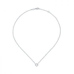 14k White Gold Diamond Fashion Necklace NK3727W45JJ