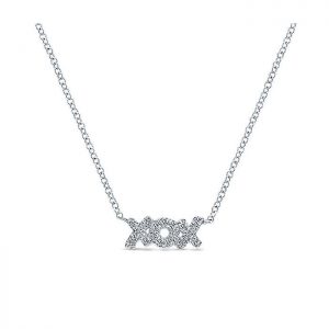 14k White Gold Diamond Fashion Necklace NK3729W45JJ