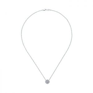 14k White Gold Diamond Fashion Necklace NK3843W44JJ