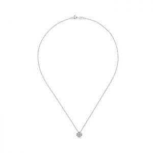 14k White Gold Diamond Fashion Necklace NK3945W45JJ