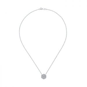 14k White Gold Diamond Fashion Necklace NK4107W44JJ