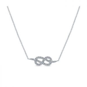 14k White Gold Diamond Fashion Necklace NK4206W45JJ