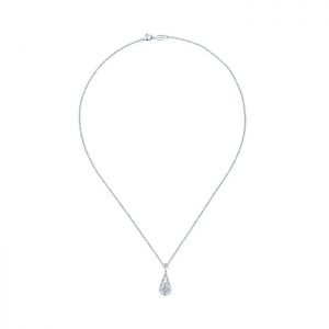 14k White Gold Diamond Fashion Necklace NK4358W45JJ