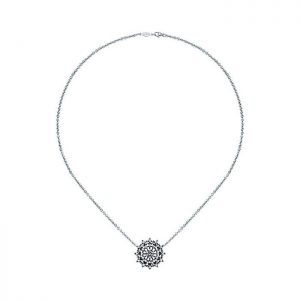 14k White Gold Diamond Fashion Necklace NK4377W45JJ