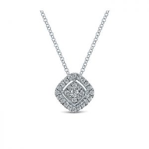 14k White Gold Diamond Fashion Necklace NK4458W45JJ