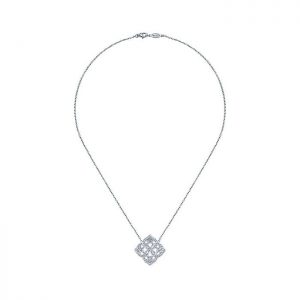 14k White Gold Diamond Fashion Necklace NK4503W45JJ
