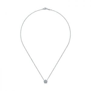 14k White Gold Diamond Fashion Necklace NK4581W44JJ