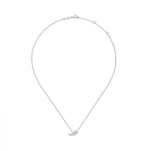 14k White Gold Diamond Fashion Necklace NK4627W45JJ