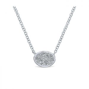 14k White Gold Diamond Fashion Necklace NK4630W45JJ