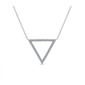 14k White Gold Diamond Fashion Necklace NK4716W45JJ