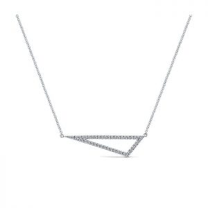 14k White Gold Diamond Fashion Necklace NK4718W45JJ