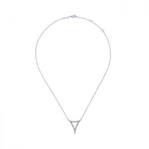 14k White Gold Diamond Fashion Necklace NK4722W45JJ